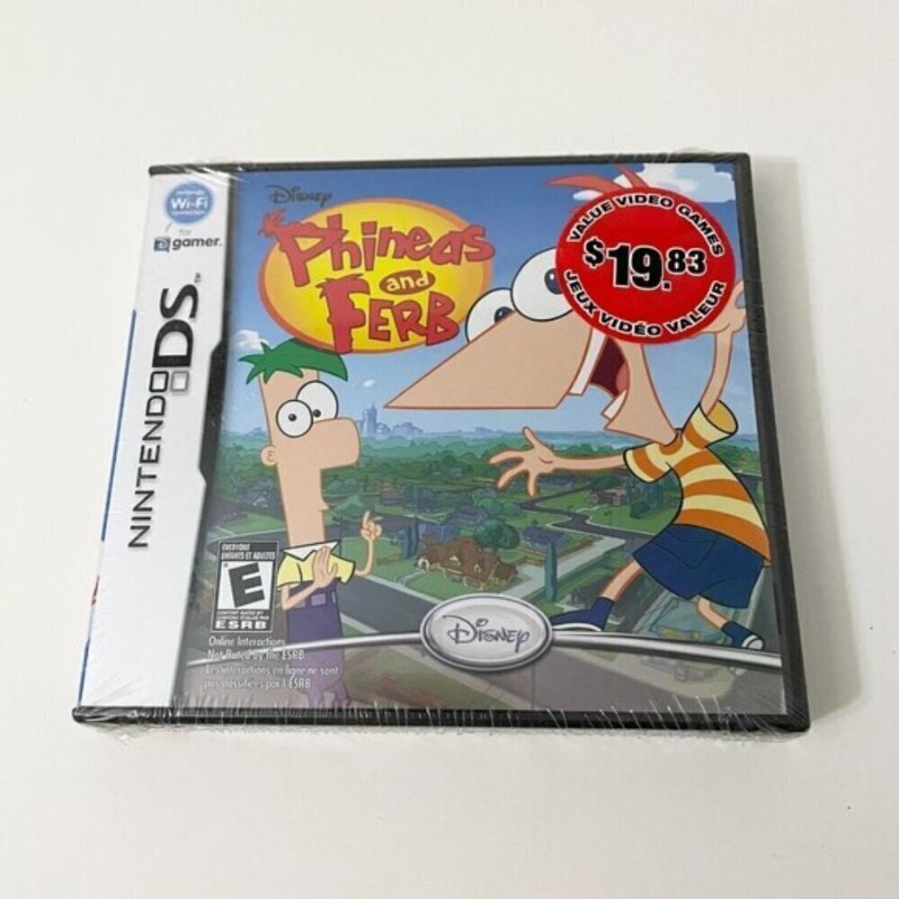 2009 Phineas and Ferb Nintendo DS Disney Video Game